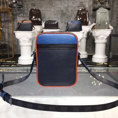 Сумка Louis Vuitton Epi Patchwork Danube Slim City Bag M51460 2018 "Navy Blue" фото № 2