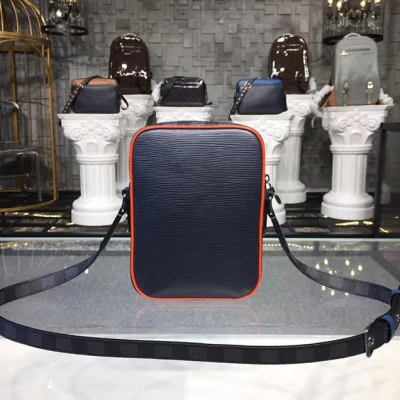 Сумка Louis Vuitton Epi Patchwork Danube Slim City Bag M51460 2018 "Navy Blue" фото № 4