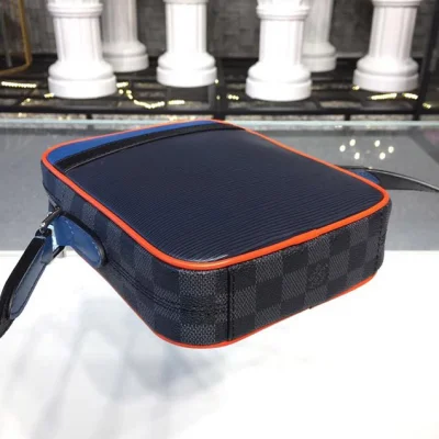 Сумка Louis Vuitton Epi Patchwork Danube Slim City Bag M51460 2018 "Navy Blue" фото № 5