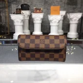 Сумка Louis Vuitton Damier Ebene Canvas Bumbag N51856 2017 "Brown"