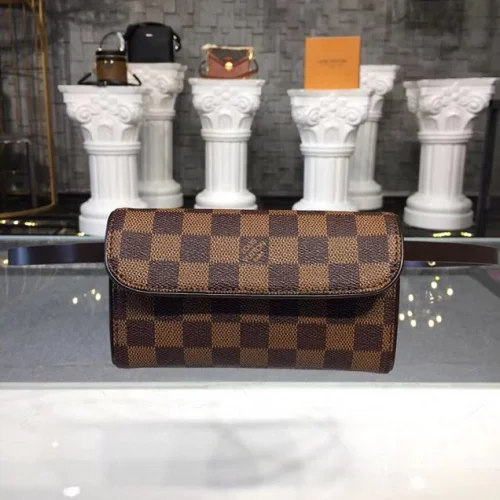 Сумка Louis Vuitton Damier Ebene Canvas Bumbag N51856 2017 "Brown"