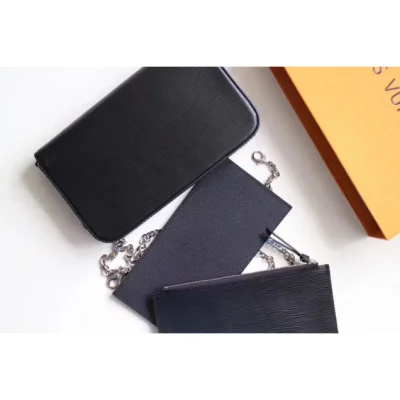 Клатч Louis Vuitton Pochette Felicie M62648 Epi Leather 2018 "Black" фото № 7