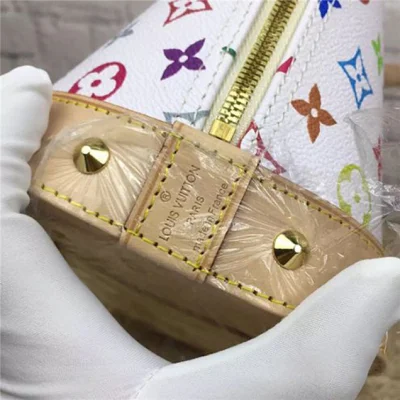 Сумка Louis Vuitton M40443 Alma PM Tote Bag Monogram Multicolore Canvas "White" фото № 8