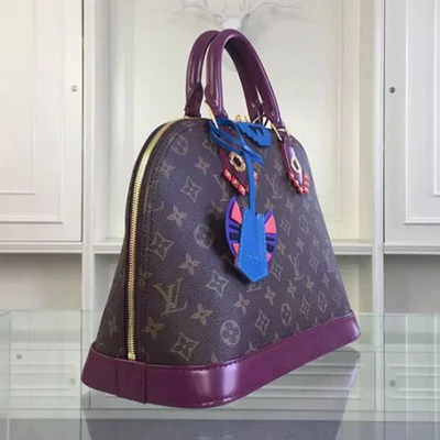 Сумка Louis Vuitton M41662 Alma PM Totem Tote Bag Monogram Canvas "Brown" фото № 4