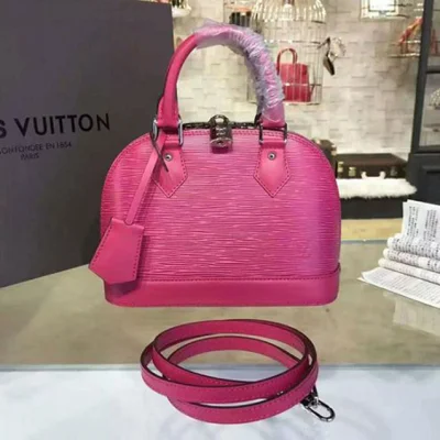 Сумка Louis Vuitton M42048 Alma BB Tote Bag Epi Leather "Pink" фото № 2