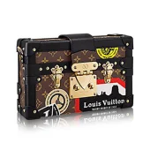 Сумка Louis Vuitton M43229 Petite Malle World Tour Crossbody Bag Monogram Canvas "Brown"