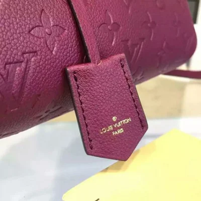 Сумка Louis Vuitton M43500 Speedy Bandouliere 20 Tote Bag Monogram Empreinte Leather "Purple" фото № 8