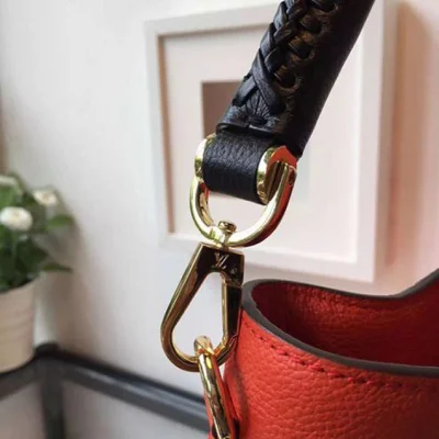 Сумка Louis Vuitton M50074 Bagatelle Hobo Bag Monogram Empreinte Leather "Orange" фото № 4