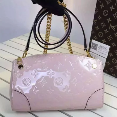 Сумка Louis Vuitton M50410 Santa Monica Clutch Crossbody Bag Monogram Vernis "Pink" фото № 2