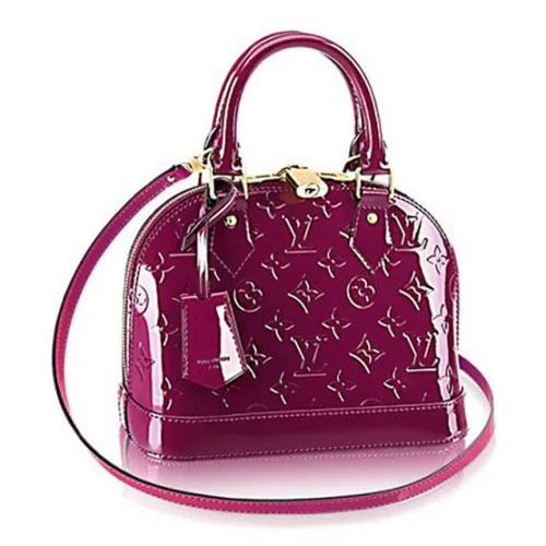 Сумка Louis Vuitton M50565 Alma BB Tote Bag Monogram Vernis "Purple"