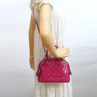 Сумка Louis Vuitton M50565 Alma BB Tote Bag Monogram Vernis "Purple" фото № 10