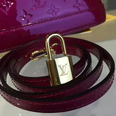 Сумка Louis Vuitton M50565 Alma BB Tote Bag Monogram Vernis "Purple" фото № 5