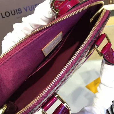 Сумка Louis Vuitton M50565 Alma BB Tote Bag Monogram Vernis "Purple" фото № 9