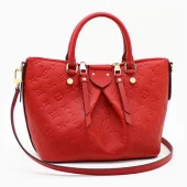 Сумка Louis Vuitton M50638 Mazarine PM Tote Bag Monogram Empreinte Leather "Red"
