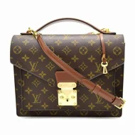 Сумка Louis Vuitton M51185 Monceau Crossbody Bag Monogram Canvas "Brown"