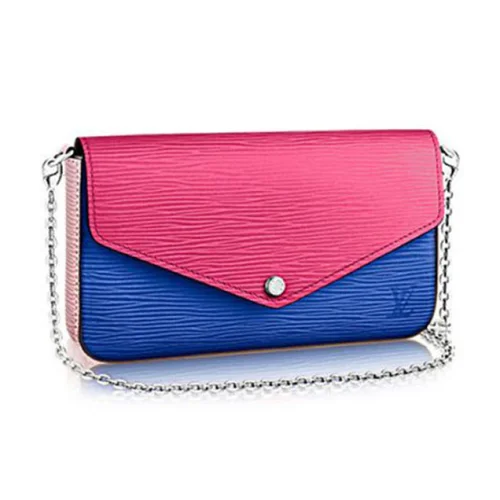 Клатч Louis Vuitton M61754 Pochette Felicie Crossbody Bag Epi Leather "Yellow"