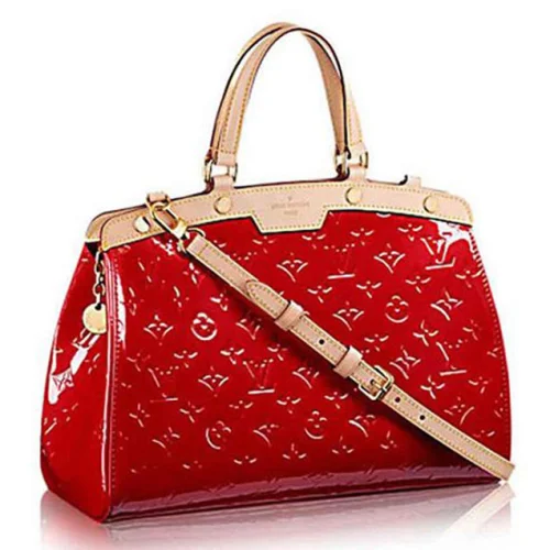Сумка Louis Vuitton M90179 Brea MM Tote Bag Monogram Vernis "Red"