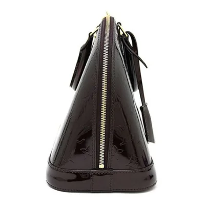 Сумка Louis Vuitton M91611 Alma PM Tote Bag Monogram Vernis "Chocolate" фото № 4