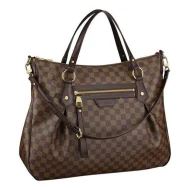 Сумка Louis Vuitton N41132 Evora GM Shoulder Bag Damier Ebene Canvas "Brown"