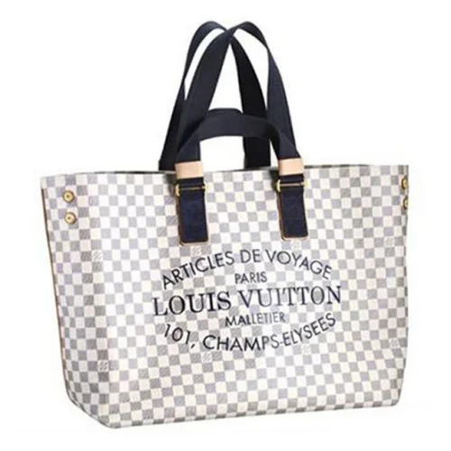 Сумка Louis Vuitton N41180 Cabas GM Shoulder Bag Damier Azur Canvas "White"