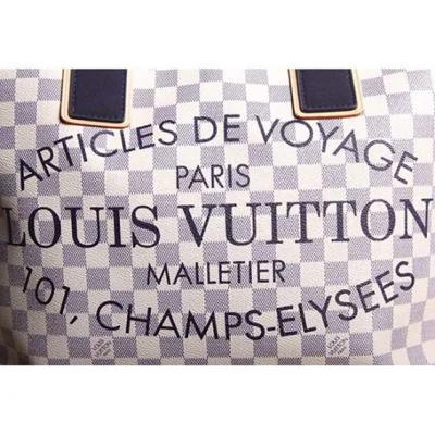 Сумка Louis Vuitton N41180 Cabas GM Shoulder Bag Damier Azur Canvas "White" фото № 6