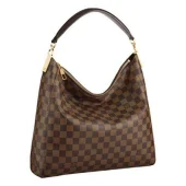 Сумка Louis Vuitton N41184 Portobello PM Hobo Bag Damier Ebene Canvas "Brown"