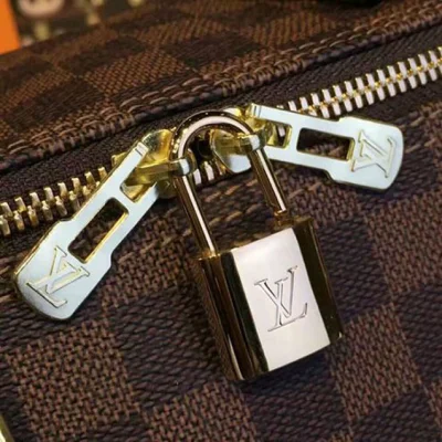 Сумка Louis Vuitton N41367 Speedy Bandouliere 30 Tote Bag Damier Ebene Canvas "Brown" фото № 6