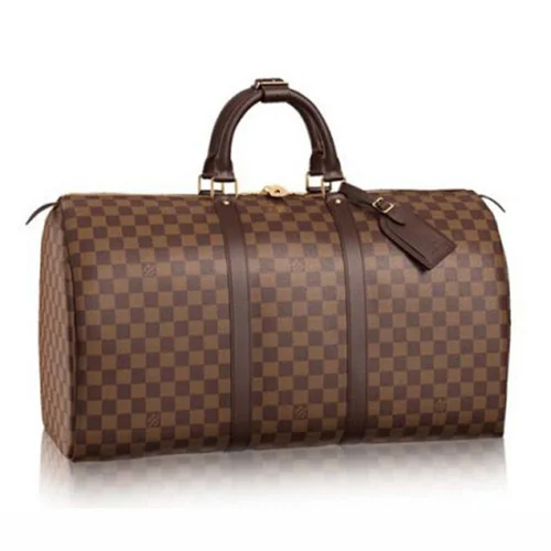 Сумка Louis Vuitton N41427 Keepall 50 Duffel Bag Damier Ebene Canvas "Brown"