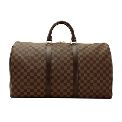 Сумка Louis Vuitton N41427 Keepall 50 Duffel Bag Damier Ebene Canvas "Brown" фото № 2