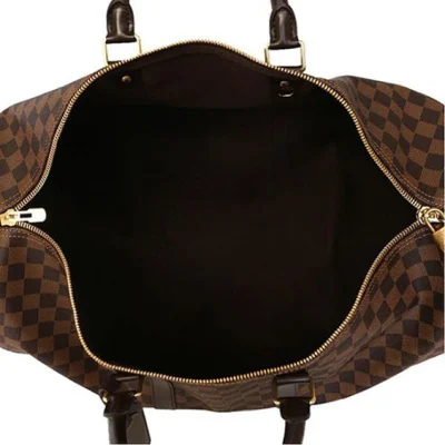 Сумка Louis Vuitton N41427 Keepall 50 Duffel Bag Damier Ebene Canvas "Brown" фото № 6
