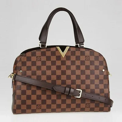 Сумка Louis Vuitton N41505 Kensington Bowling Shoulder Bag Damier Ebene Canvas "Brown" фото № 2