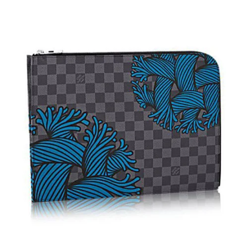 Клатч Louis Vuitton N41685 Pochette Jour GM Damier Graphite Canvas "Graphite"