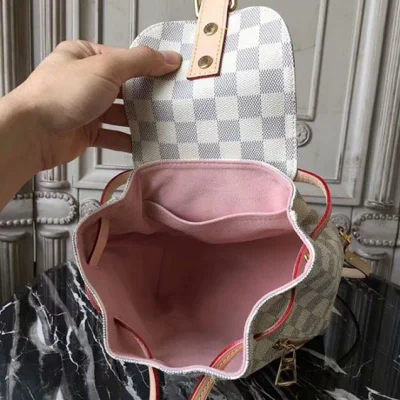 Рюкзак Louis Vuitton N44026 Sperone BB Backpack Damier Azur Canvas "White" фото № 10