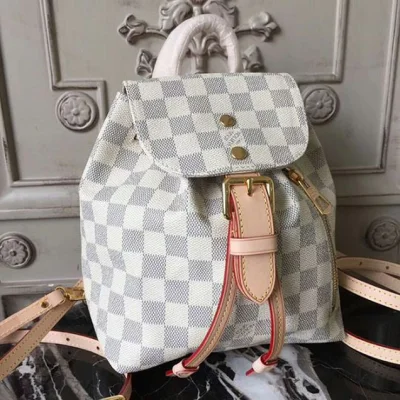 Рюкзак Louis Vuitton N44026 Sperone BB Backpack Damier Azur Canvas "White" фото № 5