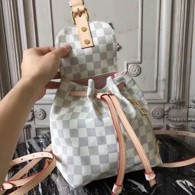 Рюкзак Louis Vuitton N44026 Sperone BB Backpack Damier Azur Canvas "White" фото № 9