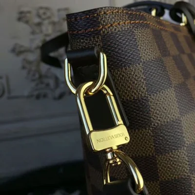 Сумка Louis Vuitton N44041 Jersey Shoulder Bag Damier Ebene Canvas "Brown" фото № 8