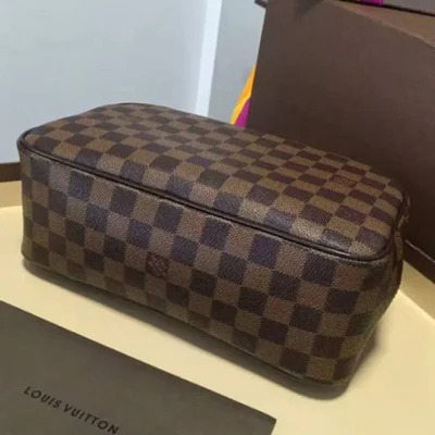 Косметичка Louis Vuitton N47624 Toiletry Bag 25 Damier Ebene Canvas "Brown" фото № 4