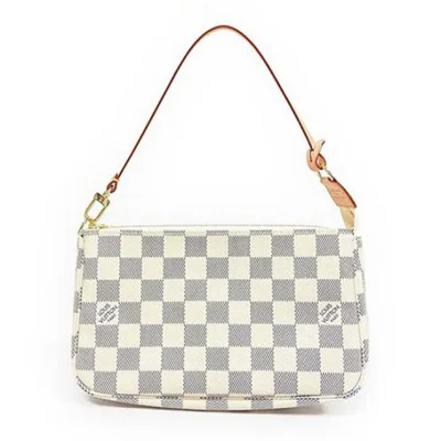 Сумка Louis Vuitton N51986 Pochette Accessoires Damier Azur Canvas "White" фото № 2