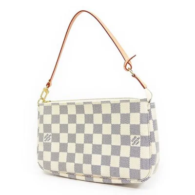 Сумка Louis Vuitton N51986 Pochette Accessoires Damier Azur Canvas "White" фото № 3