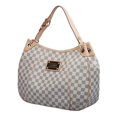 Сумка Louis Vuitton N55215 Galliera PM Hobo Bag Damier Azur Canvas "White" фото № 3