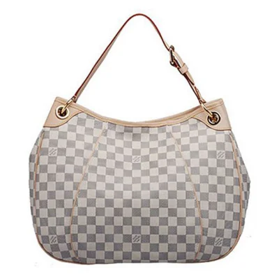 Сумка Louis Vuitton N55215 Galliera PM Hobo Bag Damier Azur Canvas "White" фото № 5