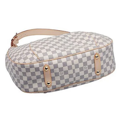 Сумка Louis Vuitton N55215 Galliera PM Hobo Bag Damier Azur Canvas "White" фото № 6