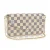 Клатч Louis Vuitton N63106 Pochette Felicie Crossbody Bag Damier Azur Canvas "White"