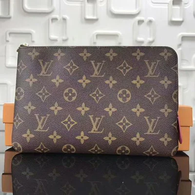 Клатч Louis Vuitton Etui Voyage PM M44148 Monogram Canvas "Brown" фото № 2