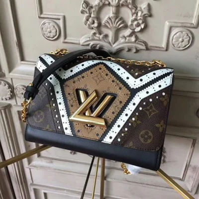 Сумка Louis Vuitton Twist MM M44214 Monogram Canvas "Brown" фото № 3