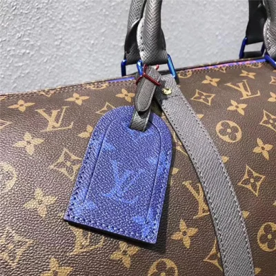 Сумка Louis Vuitton Monogram Canvas Keepall Bandouliere 55 M43858 "Brown" фото № 4