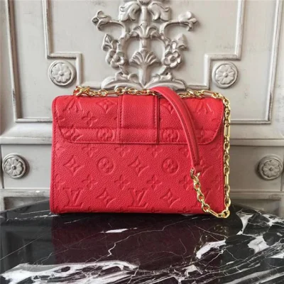 Сумка Louis Vuitton Monogram Empreinte Leather Saint Sulpice BB M44240 "Red" фото № 4