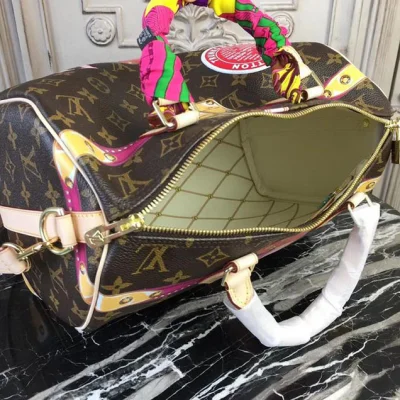 Сумка Louis Vuitton Monogram Canvas Speedy 30 M41386 "Brown" фото № 9