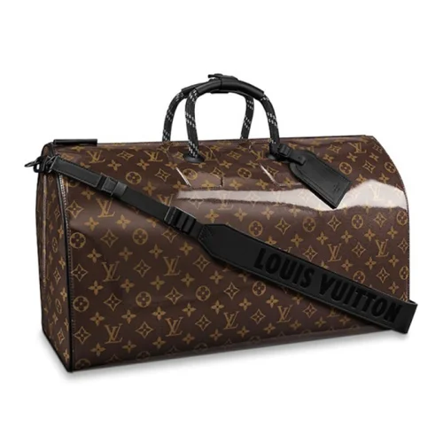 Сумка Louis Vuitton Monogram Glaze Keepall Bandouliere 50 M43899 "Brown"