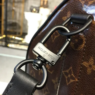Сумка Louis Vuitton Monogram Glaze Keepall Bandouliere 50 M43899 "Brown" фото № 6
